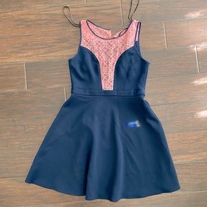 New, Blue-36, Wms fit and flare dress, Sz 12